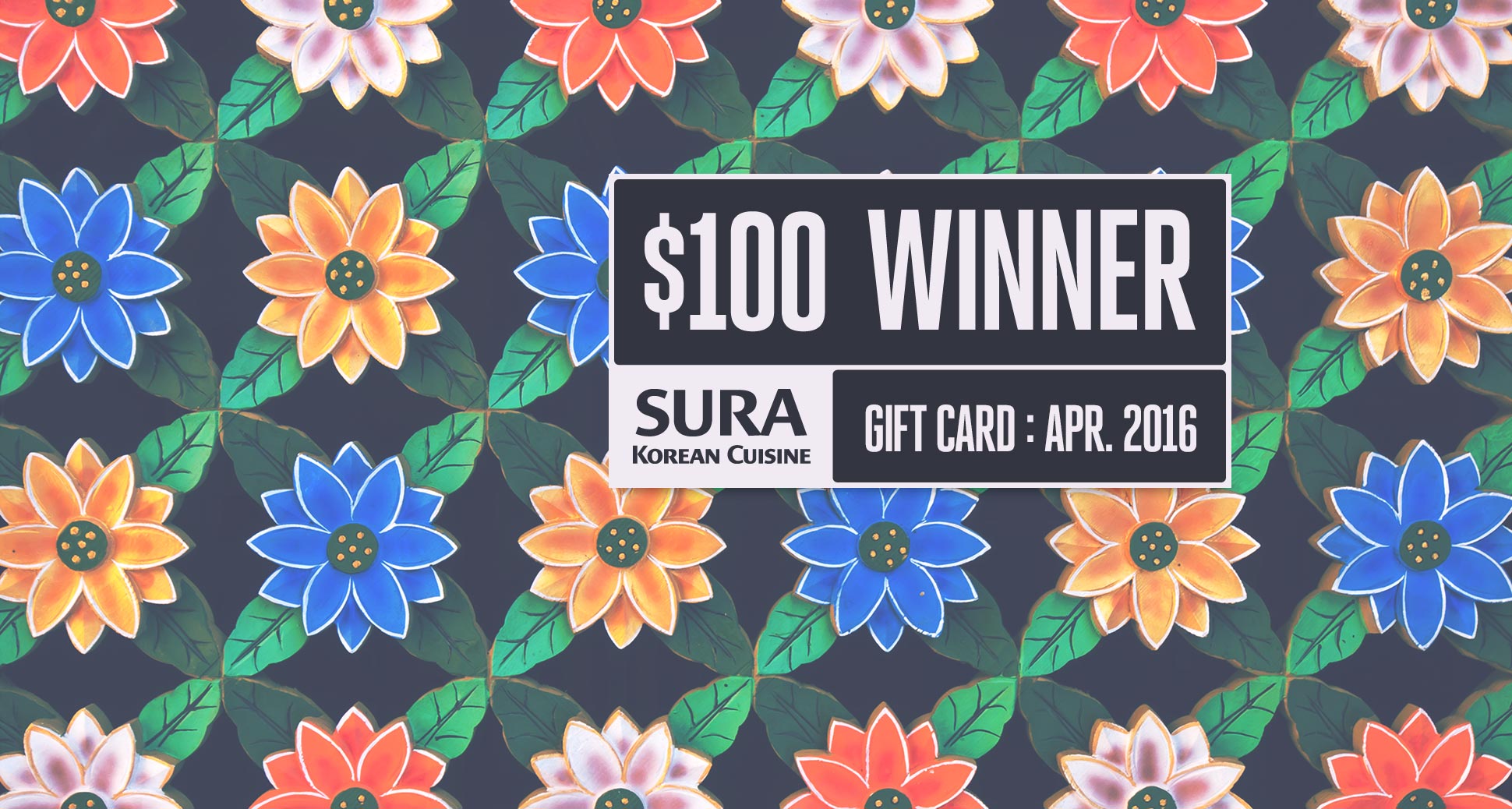 Congratulations, andrea murillo!