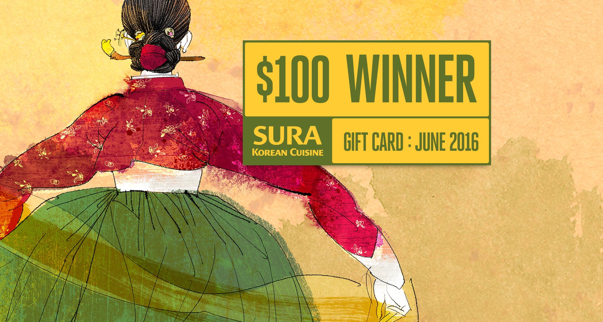 The winner of our June-2016 monthly draw for a $100 gift card is Denise Tong!