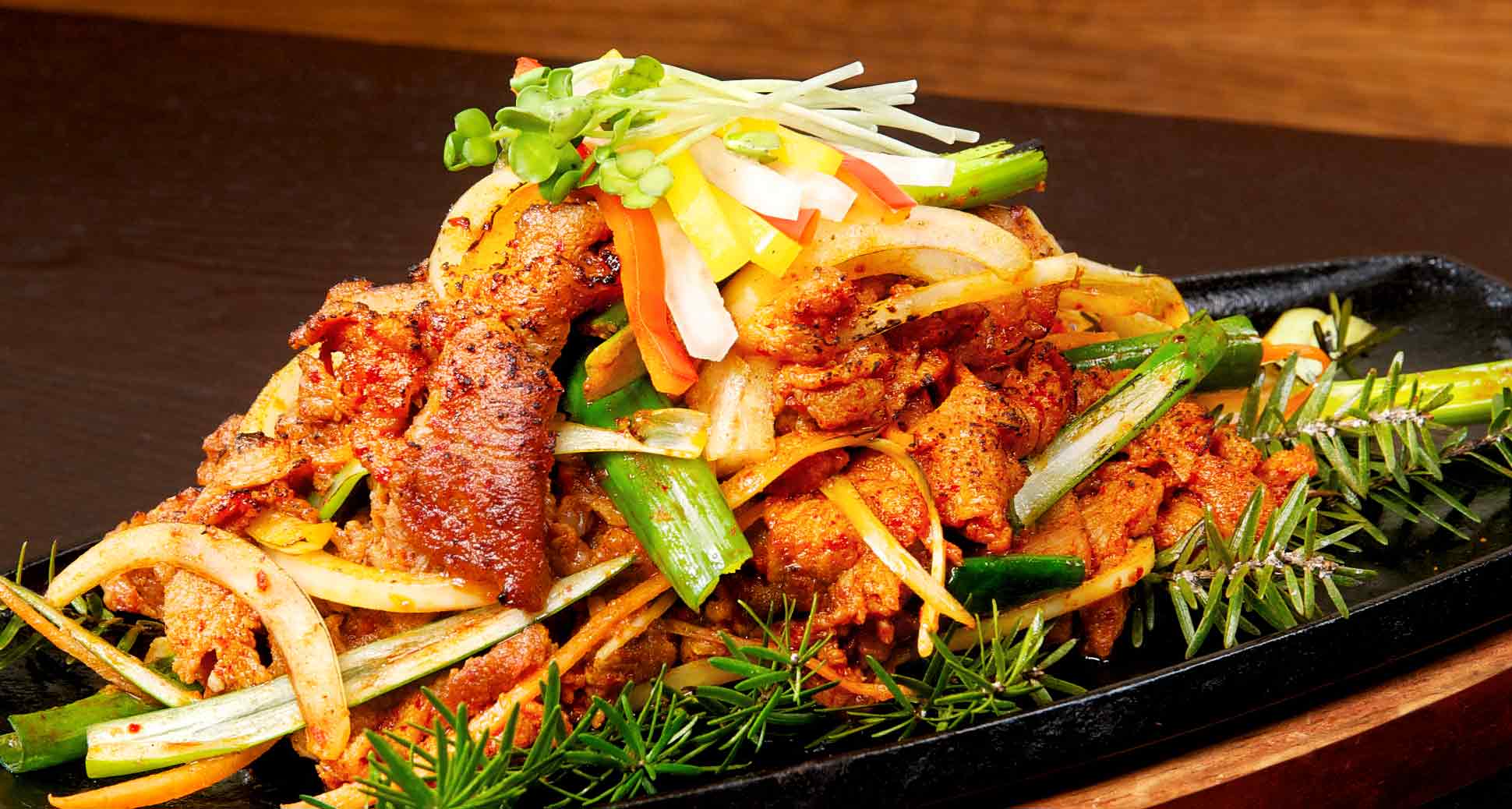 Spicy Sliced Pork: Another Highly Popular Korean BBQ dish