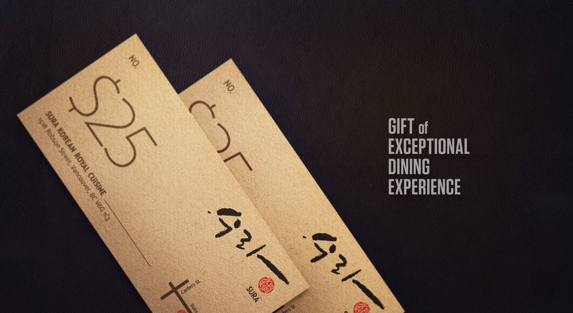 Gift of exceptional dining experience
