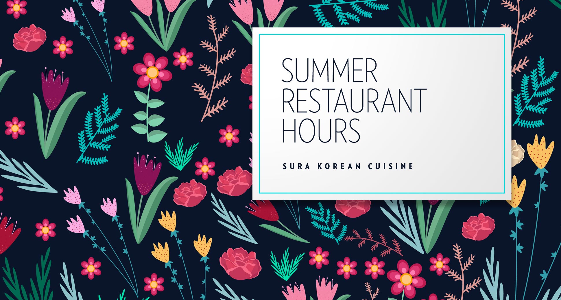 Summer season restaurant hours