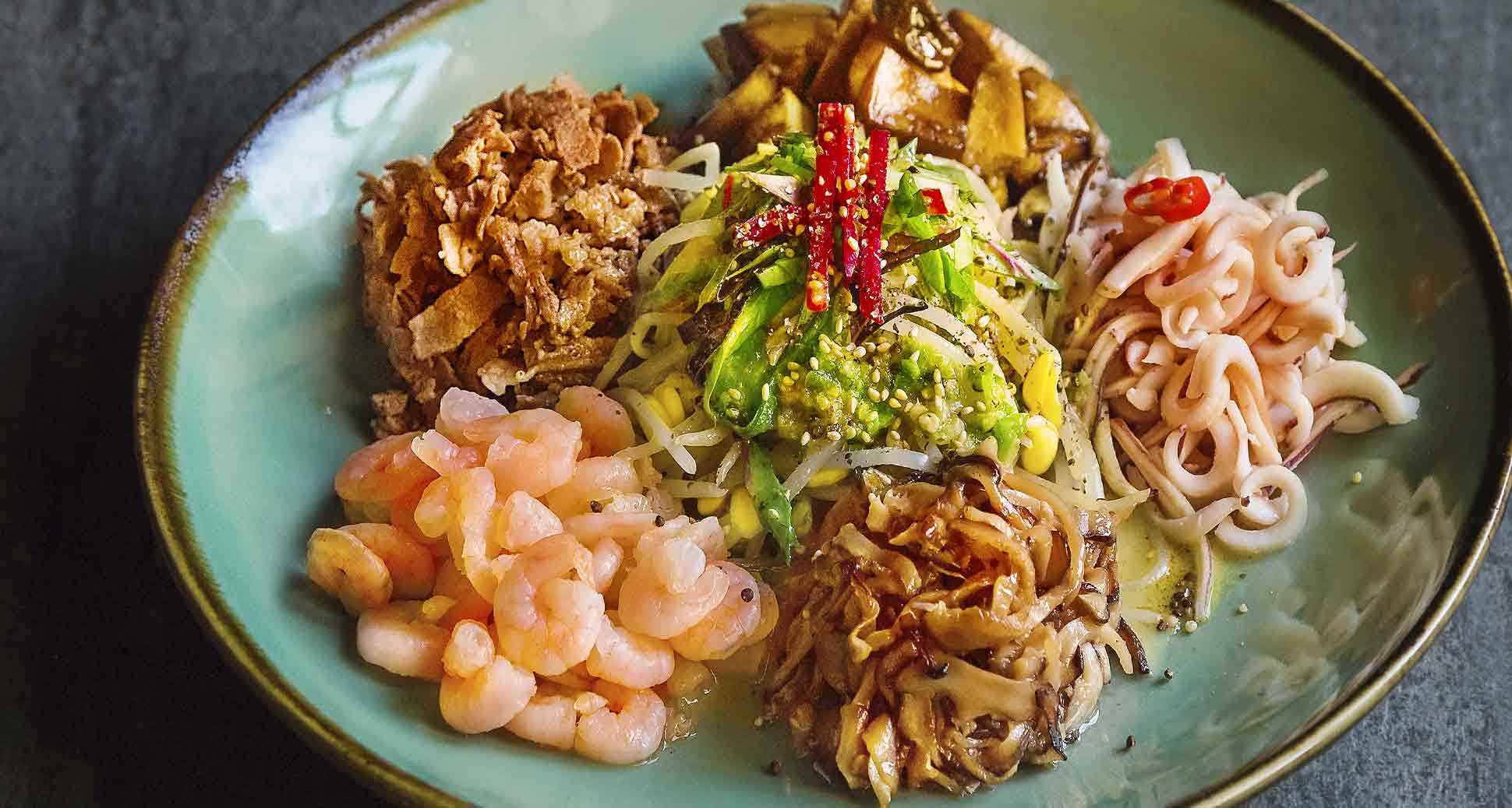 Traditional yet modern: Soybean sprout salad